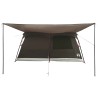 Tente familiale avec toit Marron Gris 500 x 400 x 230 cm 646319646319