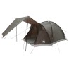 Tente Cabane Marron gris 4 personnes Polyester et Acier 646321646321