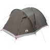 Tente Cabane Marron gris 4 personnes Polyester et Acier 646321646321