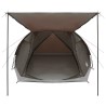 Tente Cabane Marron gris 4 personnes Polyester et Acier 646321646321