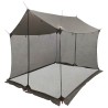 Tarp de camping avec murs en maille Marron Gris 646322646322
