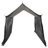 Tarp de camping avec murs en maille Marron Gris 646322646322