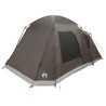 Tente Cabane Marron gris 8 personnes Polyester et Acier 646325646325
