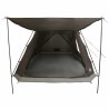 Tente Cabane Marron gris 8 personnes Polyester et Acier 646325646325