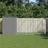 Niche pour chien avec cour gris clair 214x457x181 cm 646326646326
