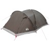 Tente Cabane Marron gris 6 personnes Polyester et Acier 646330646330