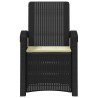 Chaise de jardin inclinable imitant le rotin PP 646334646334