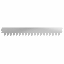 Bordure de Pelouse 30 pcs 103 x 15 cm métal Argenté 646335646335