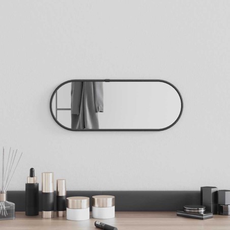Miroir mural Noir 40x15 cm Ovale 646340646340