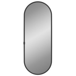 Miroir mural Noir 40x15 cm Ovale 646340646340