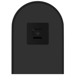 Miroir mural Noir 40x15 cm Ovale 646340646340
