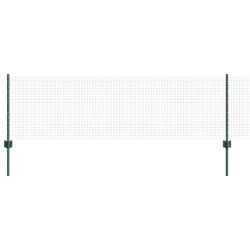 Clôture en fil soudé avec poteaux 50 x 0,6 m Vert Maille 646344646344