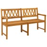 Banc extérieur Naturel 150 x 55,5 x 90 cm Bois d'Acacia Massif 646345646345
