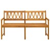 Banc extérieur Naturel 150 x 55,5 x 90 cm Bois d'Acacia Massif 646345646345