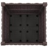 Jardinière avec Roues Marron 40 x 40 x 44 cm PP 646347646347