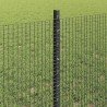 Clôture en fil soudé avec poteaux 50 x 0,6 m Gris Maille 646357646357