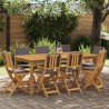 Chaises de bistrot d'extérieur 8 pcs Gris foncé 38 x 46 x 85 cm 646359646359