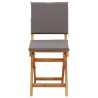 Chaises de bistrot d'extérieur 8 pcs Gris foncé 38 x 46 x 85 cm 646359646359