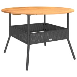 Canapés de jardin 2 pcs avec coussins Noir Résine tressée 646365646365