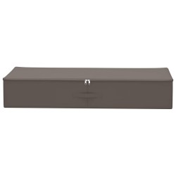 Boîte de rangement 2 pcs Gris 90 x 48 x 15 cm Tissu intissé 646366646366