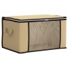 Boîte de rangement avec fenêtre latérale transparente Crème 646372646372