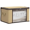 Boîte de rangement avec fenêtre latérale transparente Crème 646372646372