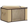 Boîte de rangement avec fenêtre latérale transparente Crème 646372646372