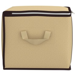 Boîte de rangement avec fenêtre latérale transparente Crème 646372646372