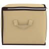 Boîte de rangement avec fenêtre latérale transparente Crème 646372646372