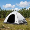 Tente de camping avec toit Blanc Occultant 275 x 215 x 125 cm 646373646373
