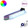 Bande LED 12 pcs Noir et Blanc 1745 mm Cuivre et plastique 646375646375