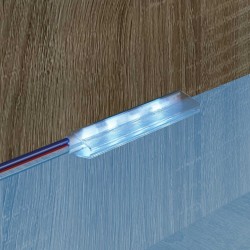 Bande LED 12 pcs Noir et Blanc 1745 mm Cuivre et plastique 646375646375