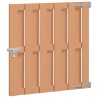 Porte de Jardin 100 x 100 cm WPC et Aluminium Marron 646393646393