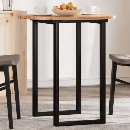 Dessus de table rond Ø70x2 cm bois massif d'acacia 646394646394
