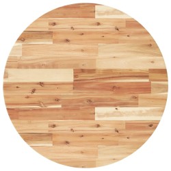 Dessus de table rond Ø70x2 cm bois massif d'acacia 646394646394