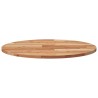 Dessus de table rond Ø70x2 cm bois massif d'acacia 646394646394