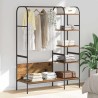 Porte-vêtements Marron 120 x 44 x 160 cm Bois d'ingénierie 646395646395
