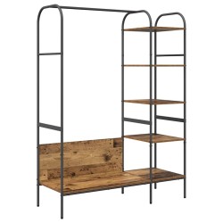 Porte-vêtements Marron 120 x 44 x 160 cm Bois d'ingénierie 646395646395