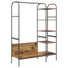 Porte-vêtements Marron 120 x 44 x 160 cm Bois d'ingénierie 646395646395