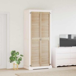Porte de Cabinet avec porte 2 pcs Naturel 201 x 2,1 x 39,5 cm 646398646398