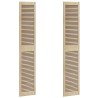 Porte de Cabinet avec porte 2 pcs Naturel 201 x 2,1 x 39,5 cm 646398646398