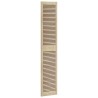 Porte de Cabinet avec porte 2 pcs Naturel 201 x 2,1 x 39,5 cm 646398646398