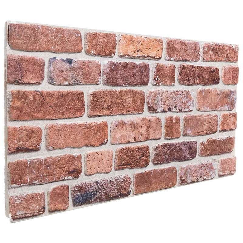 Panneaux muraux 10 pcs Rouge 100 x 50 cm Mousse EPS 646405646405