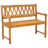 Banc extérieur Naturel 110 x 55,5 x 90 cm Bois d'Acacia Massif 646410646410