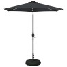 Parasol de jardin avec lumières LED et base 230 x 230 cm 646411646411