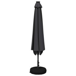 Parasol de jardin avec lumières LED et base 230 x 230 cm 646411646411