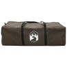 Tente Tipi Marron Gris 250 x 250 cm Polyester et Acier 646414646414