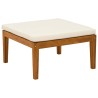 Repose-pieds Bois d'Acacia Massif Naturel 646415646415