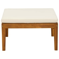 Repose-pieds Bois d'Acacia Massif Naturel 646415646415