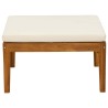 Repose-pieds Bois d'Acacia Massif Naturel 646415646415